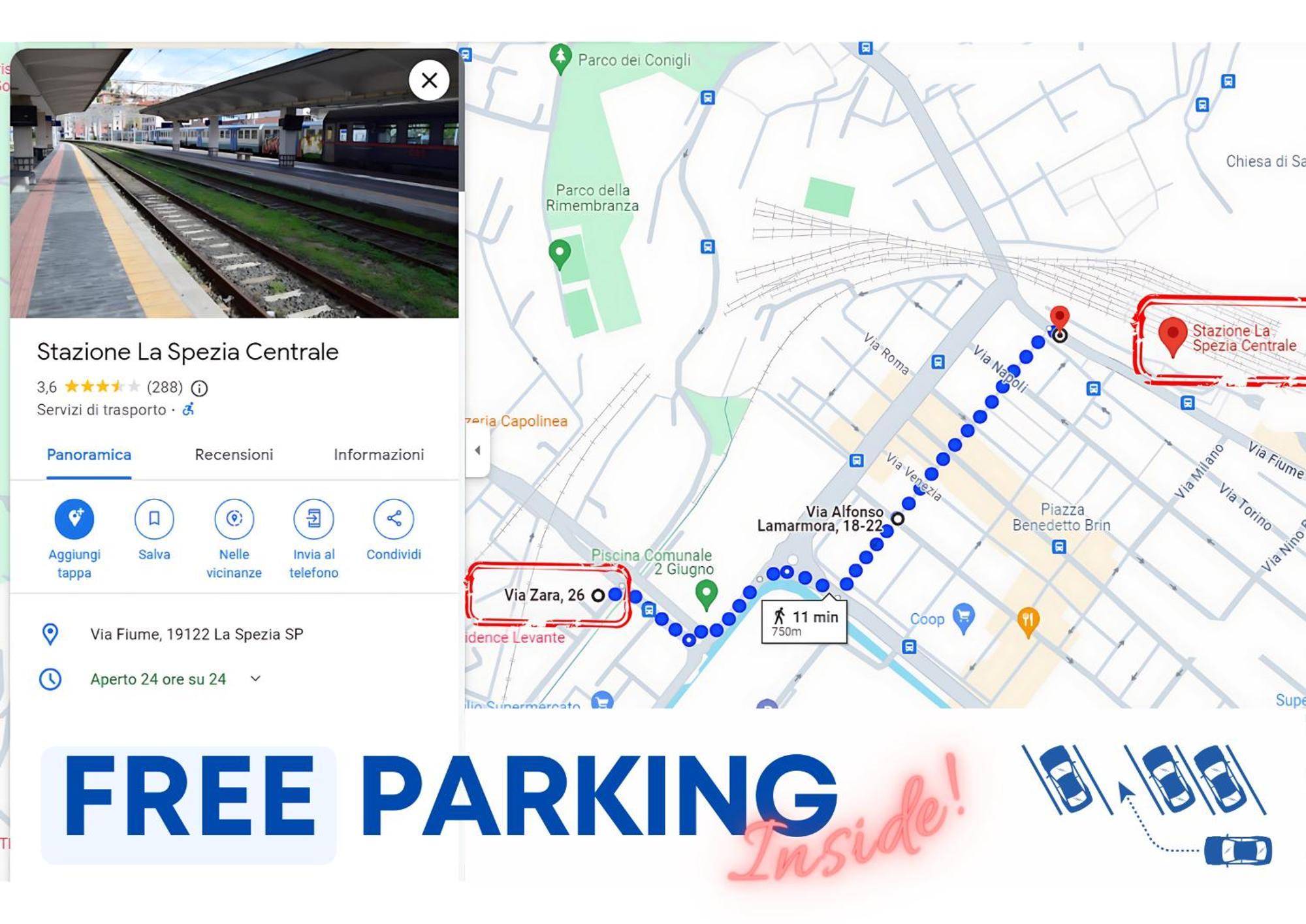 Lombardo'S Family - Free Private Parking 700M From The Station! Apartment La Spezia Ngoại thất bức ảnh